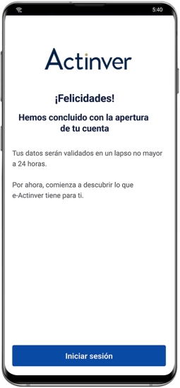 Teléfono contrato de apertura