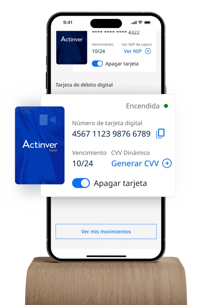 Beneficios de tu Tarjeta de Débito Digital Actinver